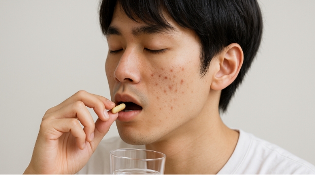 体内からニキビの原因にアプローチ