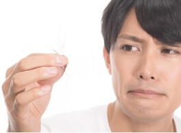 髪が細くなった