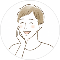 肌の調子の改善