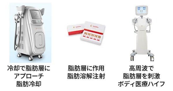 脂肪を破壊する3つのアプローチ