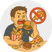 ストレス食い対策