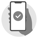 スマホで簡単に受信