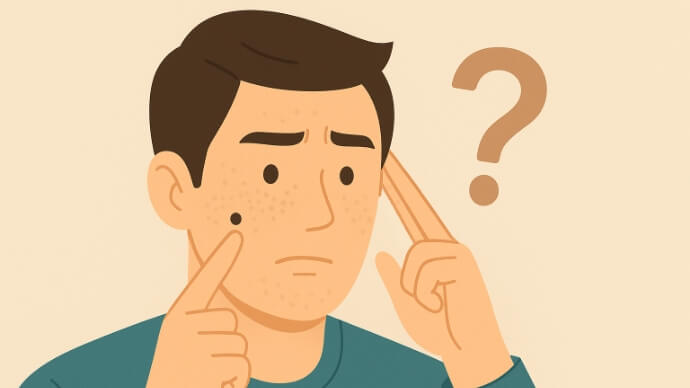 ほくろ・いぼ・しみの違いや特徴