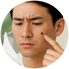 ほくろ・いぼ除去の注意点1