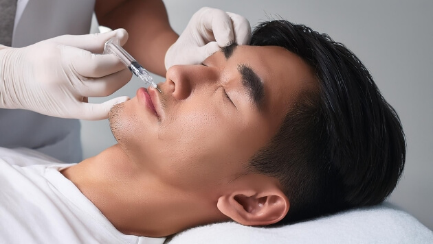 口元のシワボトックス注射とは