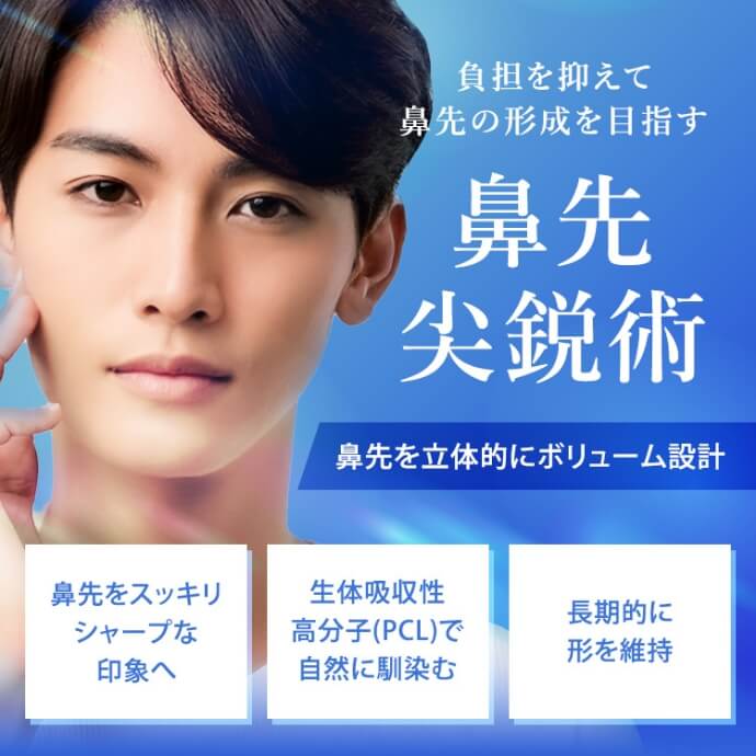 TCB式鼻先尖鋭術