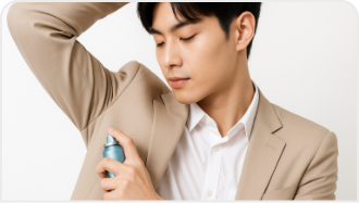 デオドラントの使用