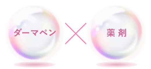 ダーマペン×薬剤