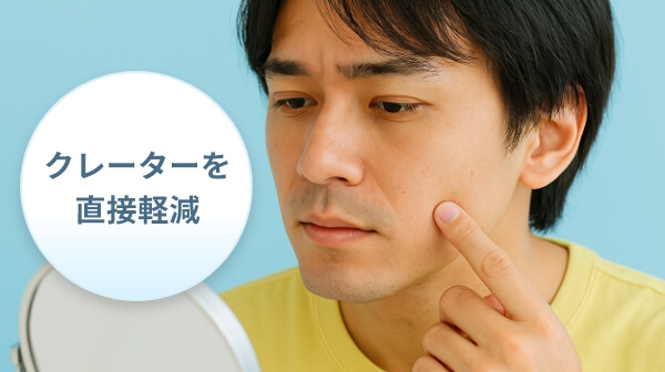 1度の治療で早期改善が期待